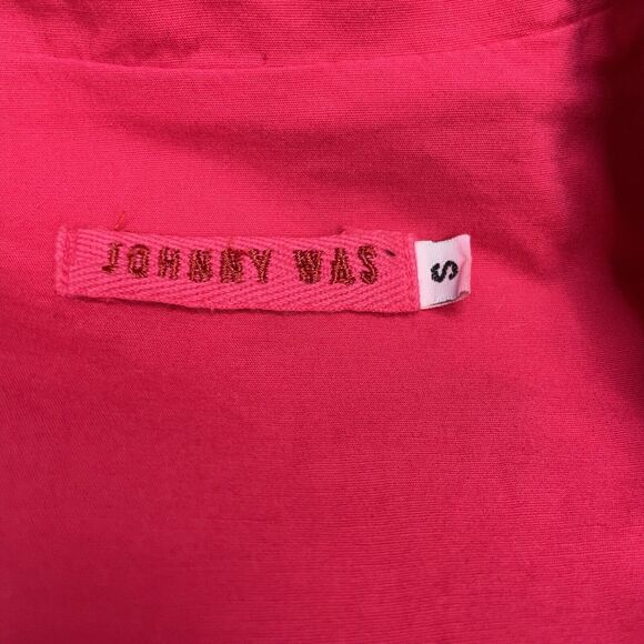 Vtg Johnny Was BIYA Cotton S Floral Embroidered Flowers Jacket Blazer Top - Picture 6 of 11